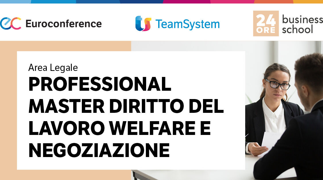 Immagine Diritto del Lavoro, welfare e negoziazione | Euroconference